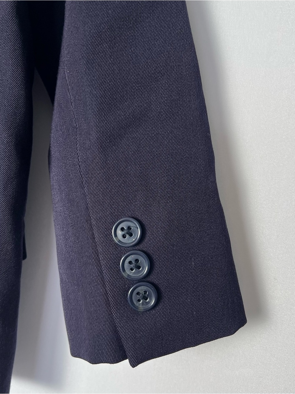 Janie and Jack Baby Boy Wool Button Up Blazer Sport Coat Navy Blue 18-24 Months - Picture 5 of 8